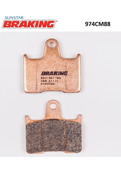 Harley D. Xl 883 N Iron 883 2014 Braking Sinterli Arka Fren Balatası 974cm88