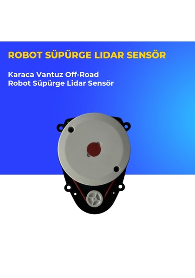 Karaca Vantuz Off-road Robot Süpürge Lidar Sensör