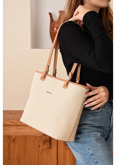 Just Polo Kadın Yeni Sezon El Ve Omuz Çantası 236049mh Krem - Camel 35655800