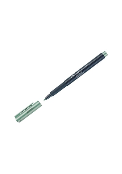 Faber-castell Metalik Yeşil Markör Kalem