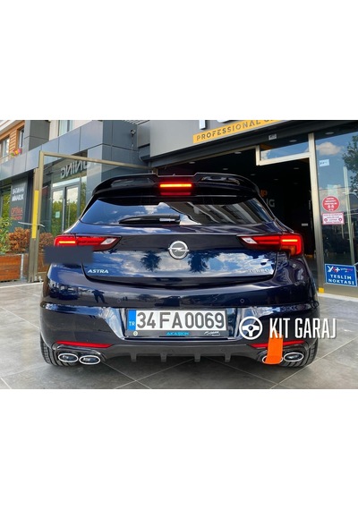 Opel Astra K 2015-2021 Egzoz Görünümlü Difüzör Plastik Boyalı