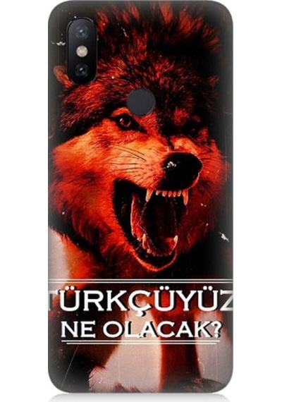 Xiaomi Mi A2 Uyumlu Türkçüyüz Ne Olacak Desenli Silikon Kılıf