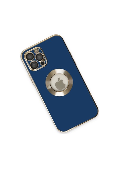 Uray Store Apple iPhone Uyumlu  12 Pro Kılıf Store Silikon - Mavi