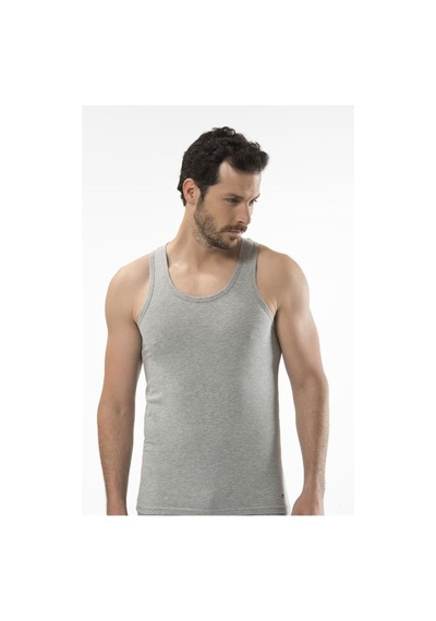 Cacharel 1302 Spor Erkek Atlet - Gri Melanj