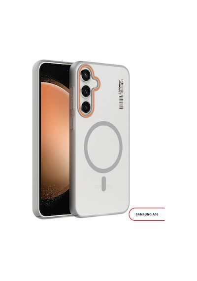 Samsung Galaxy A16 Uyumlu Mat Sert Klein Kılıf Gri