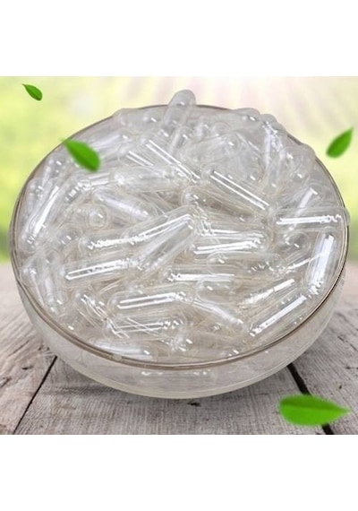 Bitkisel Jelatin Boş Kapsülü 500 Adet Helal  00'' 1000 MG