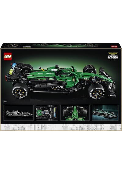 LEGO® Technic Aston Martin Aramco AMR25 F1® Araba 42240 - Yetişkinler için Diferansiyel İçeren Model Yapım Seti (1547 Parça)