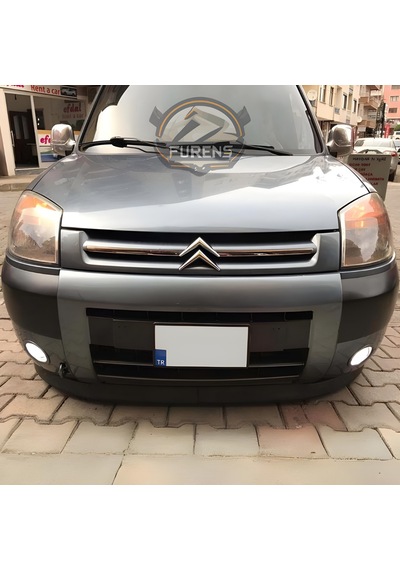 Citroen Berlingo 2009-2018 Uyumlu H Lip Esnek Ön Lip 2 Parça Karlık Ön Ek Tampon Altı Dil