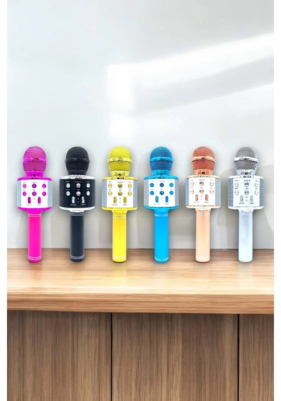 Mey İthalat Taşınabilir Bluetooth Karaoke Mikrofon: Hafıza Kart Girişli, Etkileyici Performans