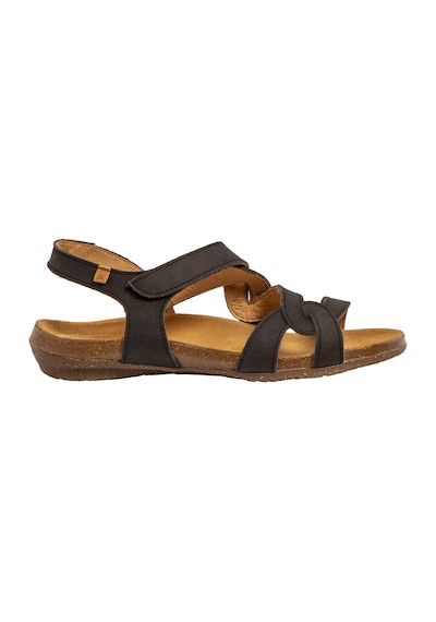 Sandalet Kadın N5079 El Naturalista Pleasant Black / Wakataua Black / Wakataua Siyah