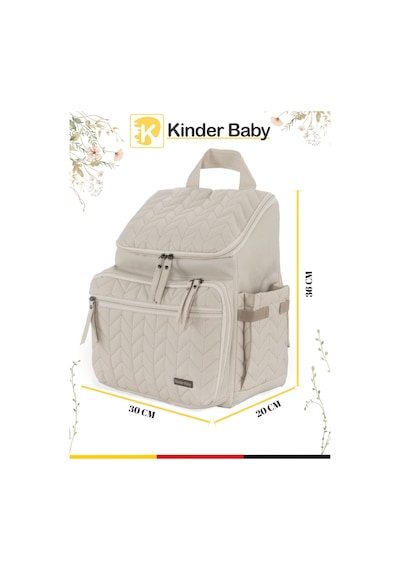 Kinder Baby Merlin Anne Bebek Bakım Çantası Bej