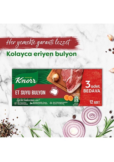 Knorr Et Bulyon 12'li 120 Gr X 7 Adet