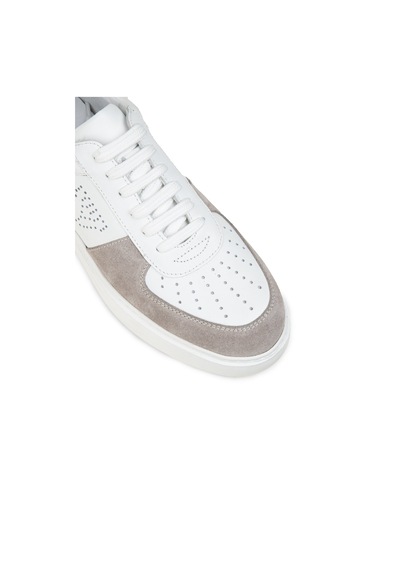 Deery Erkek Hakiki Deri Beyaz Sneaker Ayakkabı - 02014mbyzc01 Beyaz