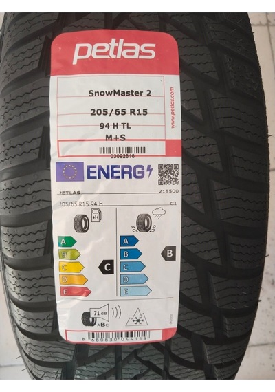 Petlas 205/65 R15 TL 94H Snowmaster 2 Kış Lastiği 2025