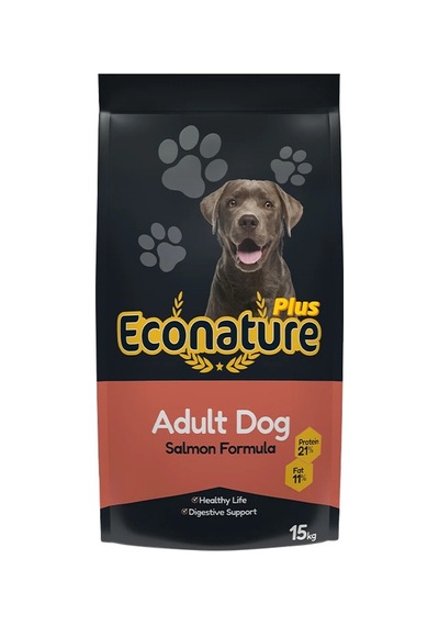 Econature Plus Somonlu 15 Kg Yetişkin Kuru Köpek Maması