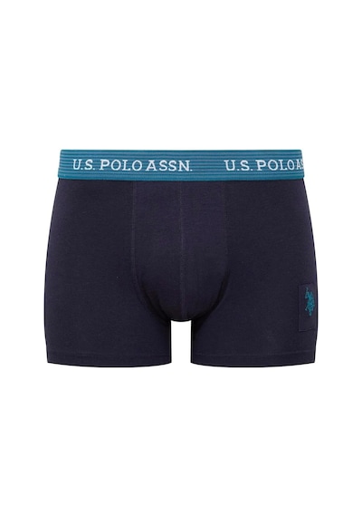 U.S. Polo Assn. U.s Polo Assn. 80515 Erkek Pamuklu 3'lü Boxer-lacivert&baskılı&yeşil Lacivert