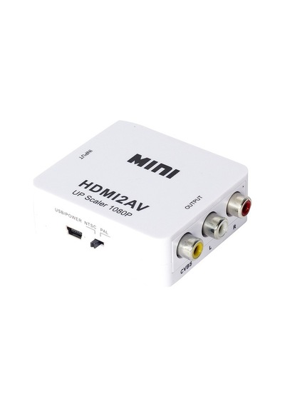 Powermaster Pm-12861 Hdmı To Rca Mini Model 1920x1080 Plastik Kasa Çevirici Konvertör