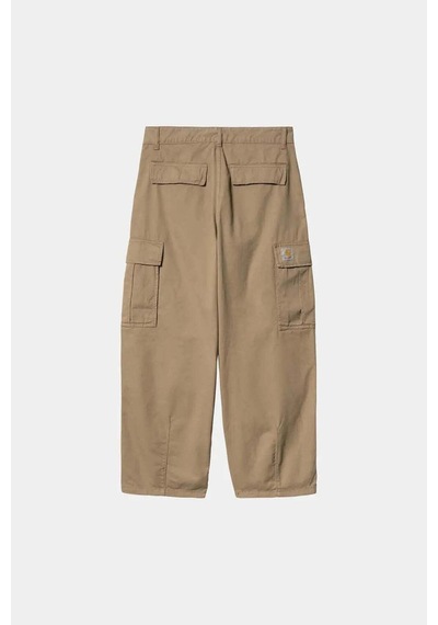 Carhartt Wıp 100% Pamuk Cole Cargo Pantolon - Unisex Geniş Paça, Renk Doğal