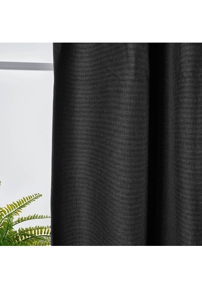 Ikea Annakajsa Fon Perde 145x300 Cm Siyah Gri Siyah - Gri