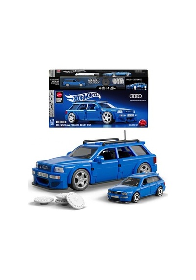 Hot Wheels Speed Serisi Yapı Oyuncağı Seti, 252 Parça Açık Mavi