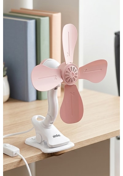 Sinbo Sf-7706 Klipsli Vantilatör 10w Taşınabilir Mini Fan Sessiz Masa Tipi Fan