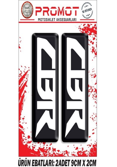 Cbr Tasarımlı Ön Maşa Damla Sticker Diğer
