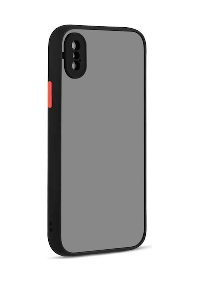 Apple Uyumlu iPhone XS 5.8 Kılıf Zore Hux Düğme Ve Kapak Zıt Renk Kılıf