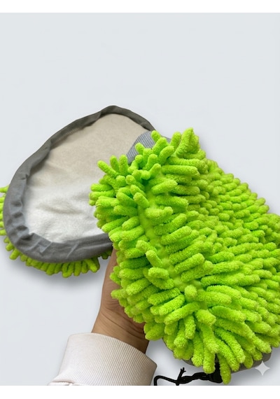 Hannah Araba Yıkama Fırçası İçin Yedek Paspas 2 Adet Ayarlanabilir Yumuşak Mikrofiber Paspas Başlığı