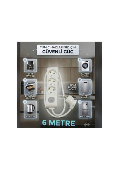 Vikomulti-let 3 Lü Anahtarli Çocuk Korumali 3x2.5 % Yüz Tam Bakır Ttr Kablolu Uzatma Seyyar Markanin Özel Üretimi Tse Fişli Bakir Kablolu 6 Metre - 894342285 6 Metre - 894342285 2 - 5 M Vikomulti-let 3 Lü Anahtarli Çocuk Korumali 3x2.5 % Yüz Tam Bakır Ttr Kablolu Uzatma Seyyar Markanin Özel Üretimi Tse Fişli Bakir Kablolu 6 Metre - 894342285 6 Metre - 894342285 2 - 5 M