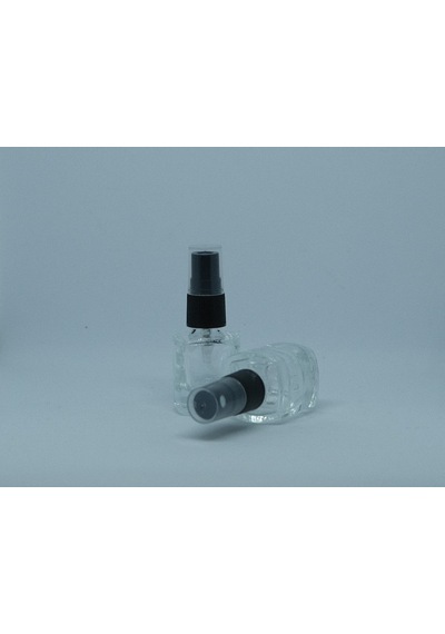 Boş Parfüm ve Kolonya Şişesi 5 ML 10 Adet Boş Cam Siyah Sprey Şişe