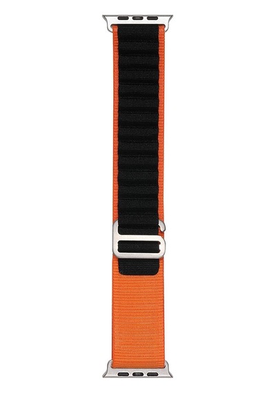 Watch 7 41mm Clo- Band-74 Hasır Kordon-siyah-turuncu