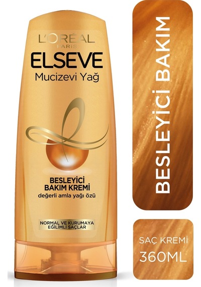 Elseve Mucizevi Yağ Bakım Şampuan 450 ML +  Saç Kremi 360 ML +  Onarıcı Yağ 100 ML