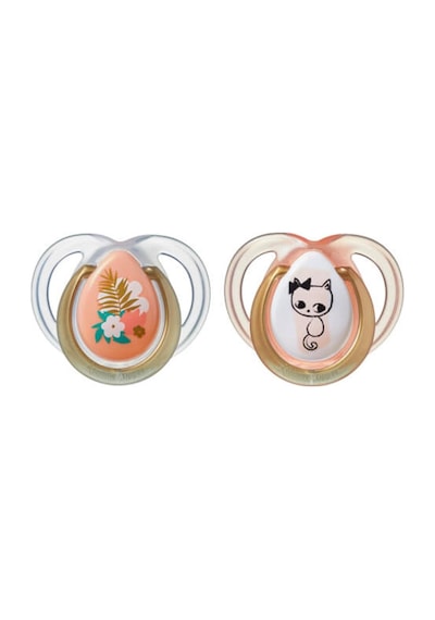 Tommee Tippee Moda Emzik Kız 0-6 Ay + Emzik Askısı-9155 Pembe