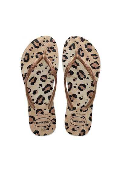 Havaianas 4103352 Slim Animals Parmak Arası Bej Kadın Terlik Bej