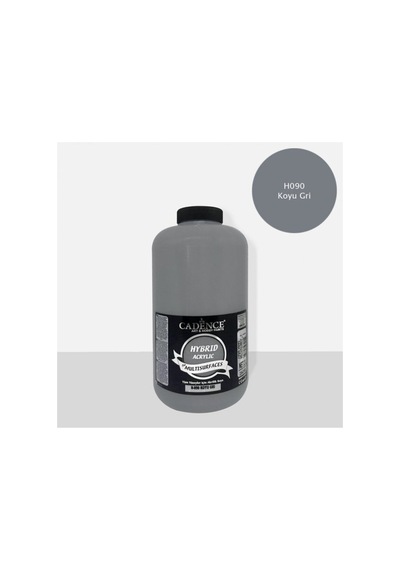 Koyu Gri Cadence Multisurface Akrilik Boya H090 - 2000 Ml Karışık Karışık