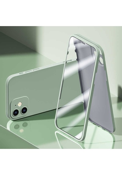Benks Apple Uyumlu iPhone 12 Kılıf Benks Full Covered 360 Ön Arka Koruma Kapak ZORE-218877