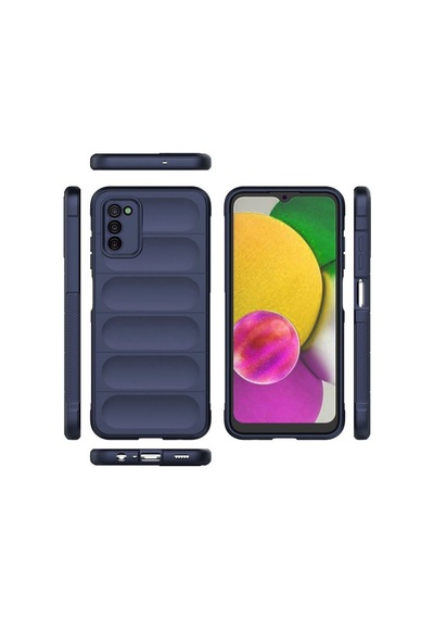 Samsung Galaxy A03s Kılıf Optimum Silikon - Lacivert