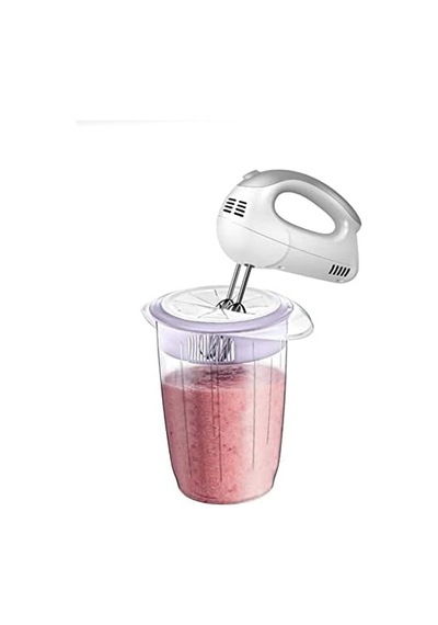 Kapaklı Mikser Kabı 1 Litre Sıçratmayan Çırpma Mikser Kabı, Kapaklı Çırma Kabı 50 x 22