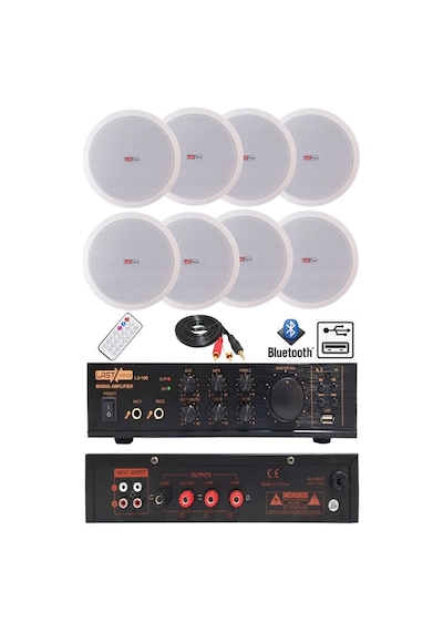 Lastvoice Tavan Hoparlör ve Anfi Ses Sistemi Soft Paket-3