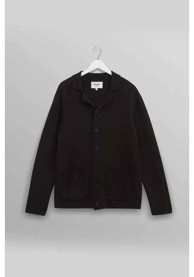 Aymer Ultra Yumuşak Wightman Black Milano Hırka - Modern Tasarım Ve Zarif Detaylar Siyah