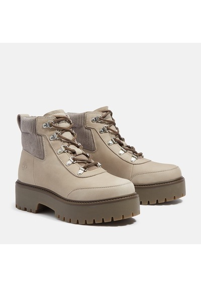 Timberland Stone Street Mid Lace Up Boot Kadın Bot-32137 Gri