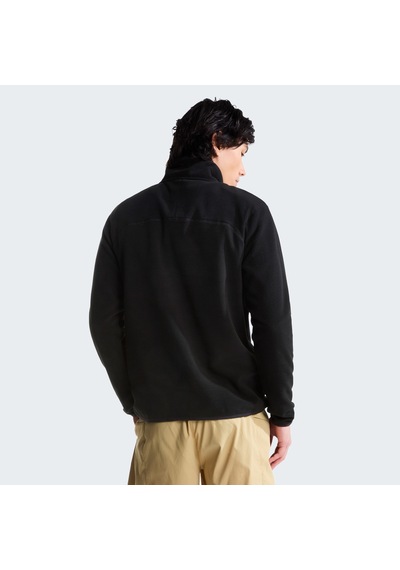The North Face M Glacier 1/4 Zip - Embroidered Logo Erkek Sweatshirt-34557 siyah