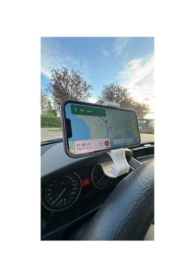 Araç İçi Telefon Tutucu Klips Kabin İçi Telefon Sabitleyici