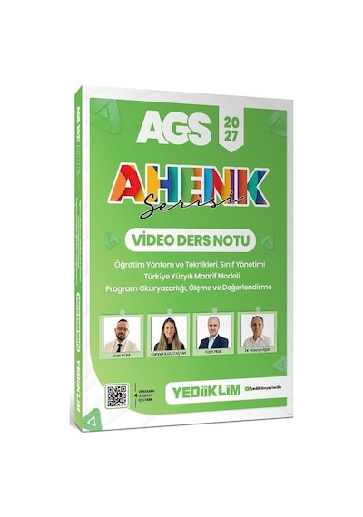 Yediiklim 2027 Meb-ags Eğitim Bilimleri Öyt, Sınıf Yönetimi, Tymm, Program Okuryazarlığı, Ölçme Değerlendirme Video Ders Notu Ahenk Serisi - Can Köni
