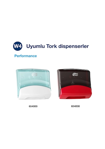 Tork Nonwoven Ağır Kirler İçin Z Katlı Mavi Temizlik Bezi 105 Yaprak 4 Paket