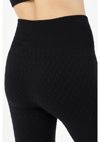 Maraton Active Slimfit Kadın Koşu Siyah Tayt 812093 SiYAH