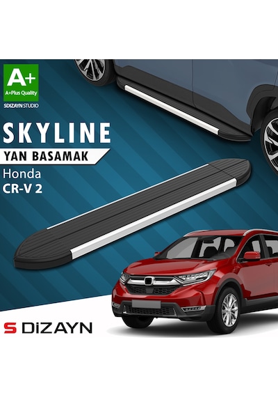 S-dizayn Honda Cr-v 5 Skyline Aluminyum Yan Basamak 173 Cm 2018-2022 A+ Kalite