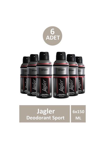 Jagler Deodorant Sport 150 Ml 6 Adet