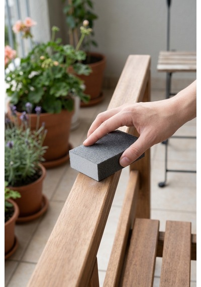 80-150-220 Kum Sünger Zımpara Seti 3 Adet Kubik Blok 100x70x25 Mm El Takozu