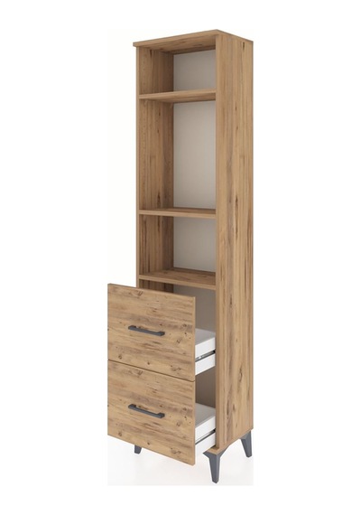 Arges Dolap 3 Raflı 2 Çekmeceli 44x30x182 Çam-çam Çam Arges Dolap 3 Raflı 2 Çekmeceli 44x30x182 Çam-çam Çam